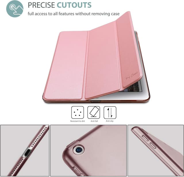 Detalle de ProCase smart case for iPad 9.7 inch pink
