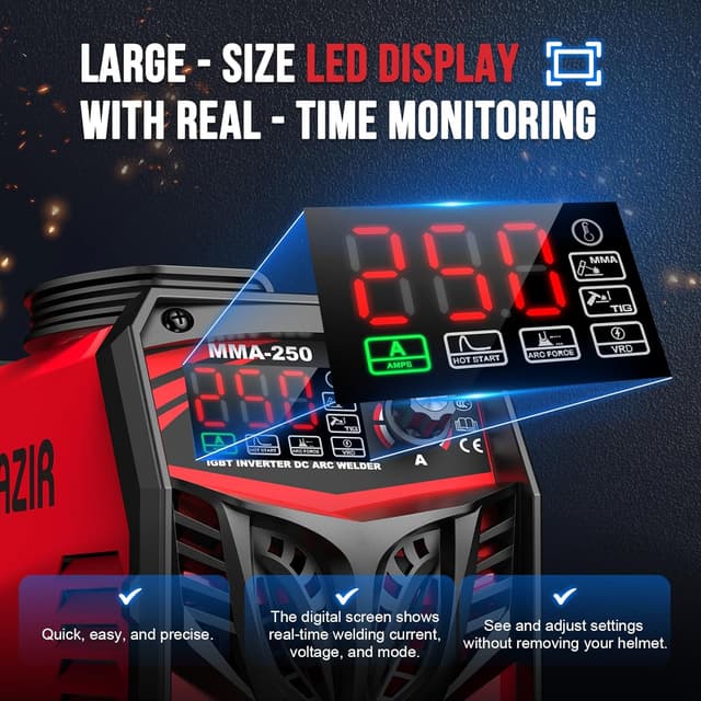 Thumbnail 3 de ARC 250A 220V soldador portátil