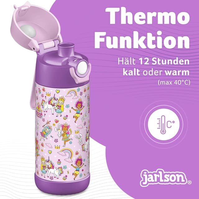 Detalle 2 de JARLSON Trinkflasche MALI Kinder Edelstahl 350 ml