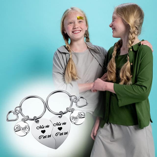 Thumbnail 3 de PiercingJak Porte-clés cœur 36 mm pour couples