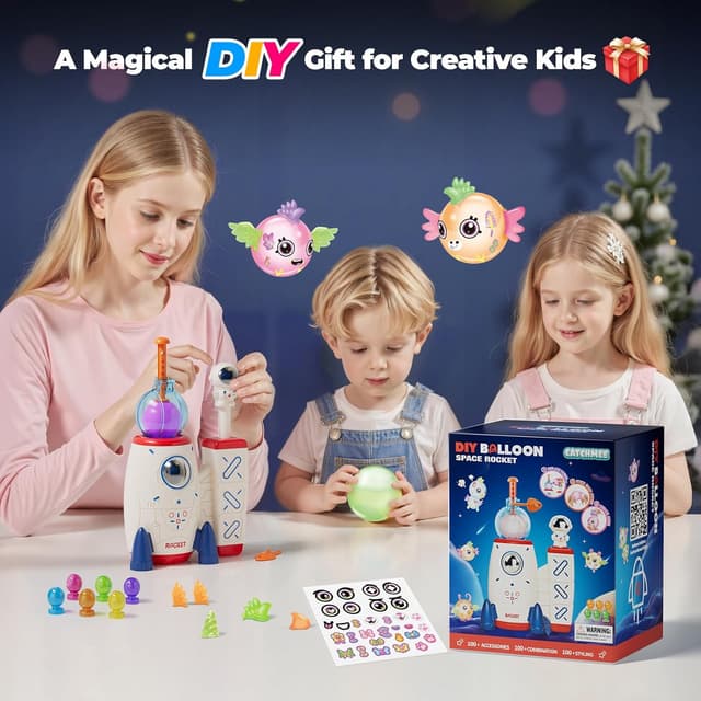 Thumbnail 5 de PINSHILE DIY Space Magic Balloon Craft Kit for Kids ๐