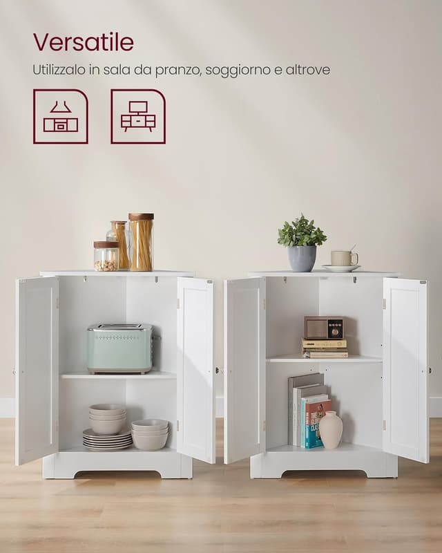 Detalle 1 de Vasagle Angolare BBC844P31, 60 cm