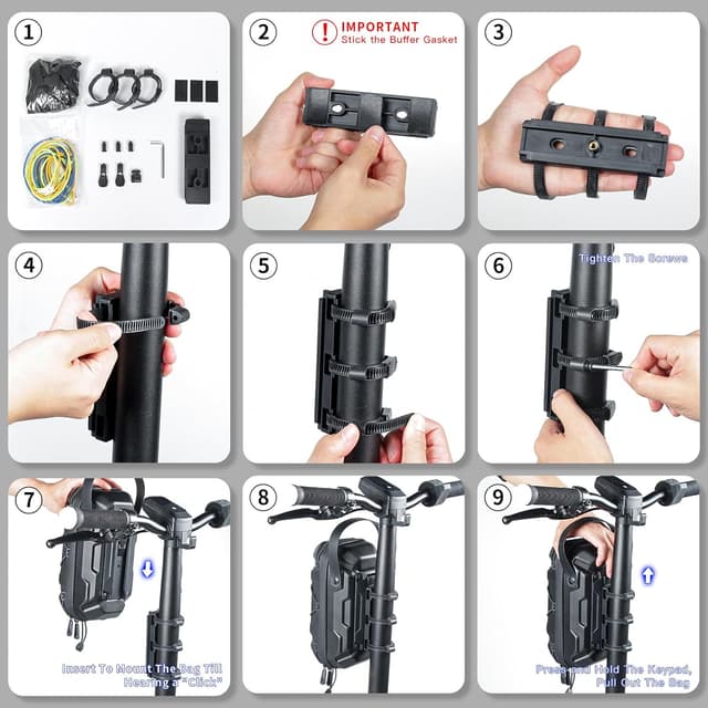 Thumbnail 6 de CHICLEW Scooter-Tasche 3 l mit Schnellverschluss