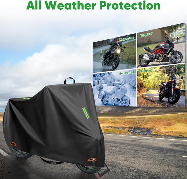 Thumbnail 6 de CICMOD 210D Windproof Motorbike Cover (length up to 104 in)