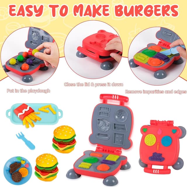 Detalle de Jovicos Dough Tools 51-piece set for kids