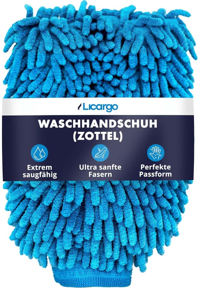 Detalle de LICARGO Zottel-Waschhandschuh für Auto