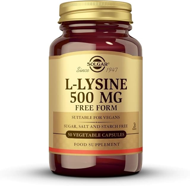 Imagen de Solgar L-Lisina 500 mg - 50 Cápsulas Vegetales en OfertitasTOP