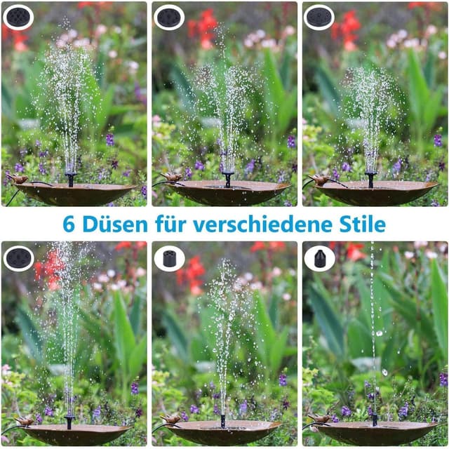 Detalle 2 de AISITIN Solar Springbrunnen 3,5 W