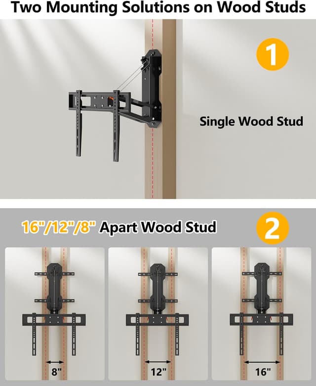 Thumbnail 2 de FORGING MOUNT Motorized Fireplace TV Mount