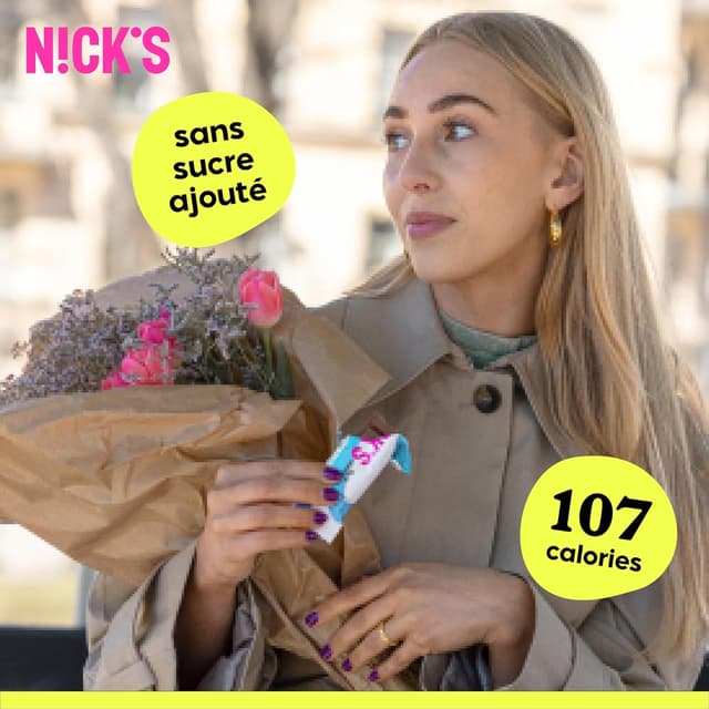 Detalle de NICKS Barre Keto 1,1 g glucides 🍫