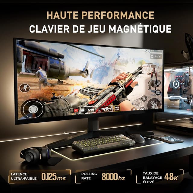 Detalle 2 de RK ROYAL KLUDGE C61 HE clavier gamer 60%