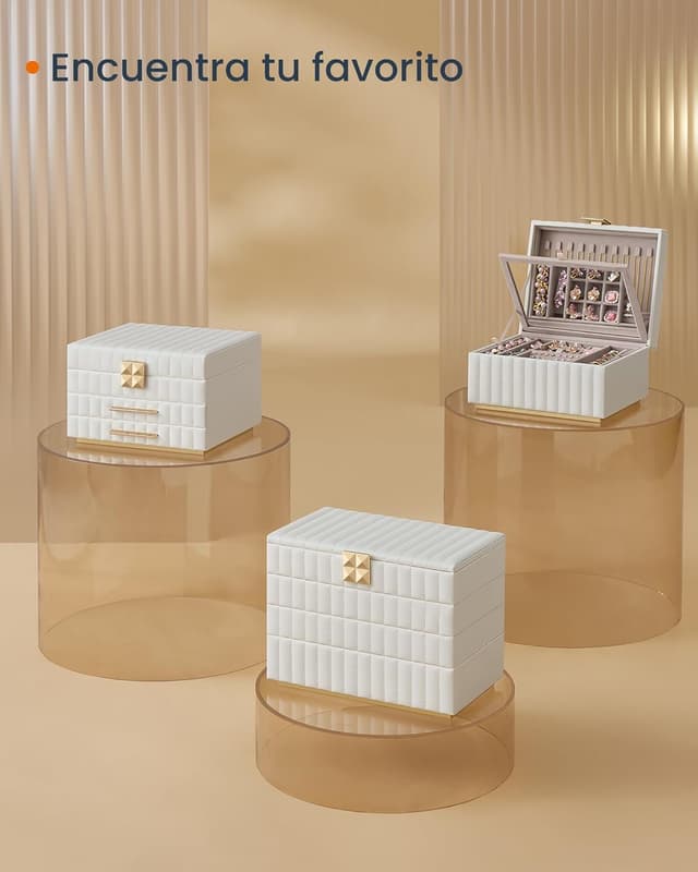 Thumbnail 5 de SONGMICS HOME ANAH caja joyero 21,5x24x15,8 cm