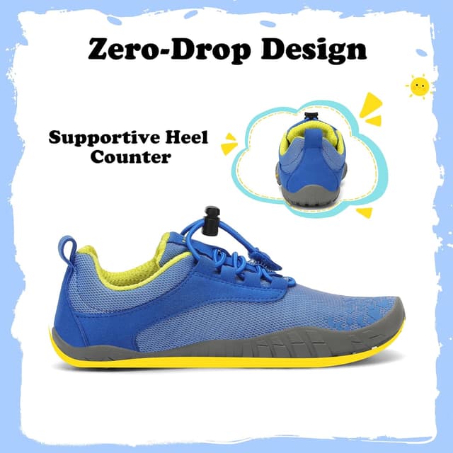 Detalle de SAGUARO Scarpe Barefoot Bambini 24-36 da trail a piedi nudi per uso quotidiano, asilo e parco