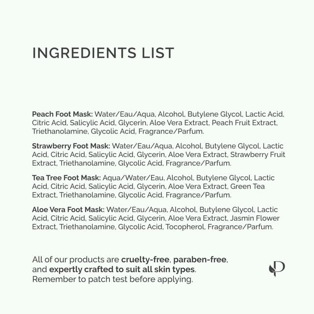 Thumbnail 6 de PLANTIFIQUE Foot Peeling Mask 4-Pack — Dermatologist-Tested Exfoliating Foot Peel Masks for Soft, Smooth Heels