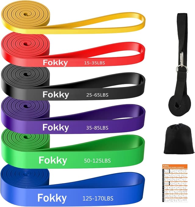 Detalle de Fokky elastici fitness 5 livelli 125 lbs