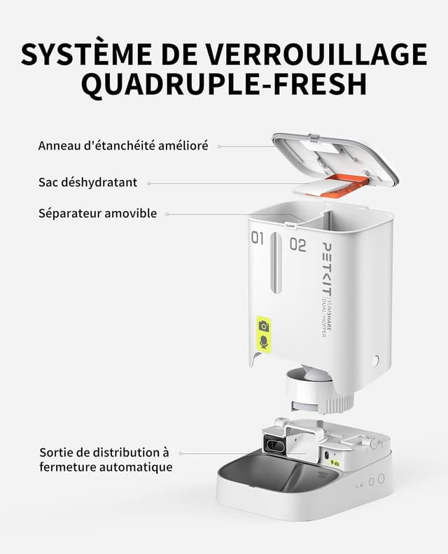 Thumbnail 5 de PETKIT Distributeur croquettes chat 1080P