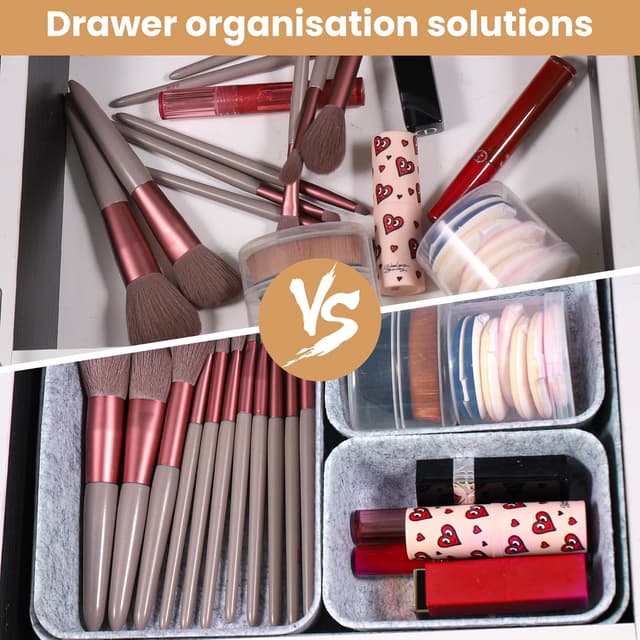 Detalle 2 de Hejo 7er Set Schubladen Organizer Filz