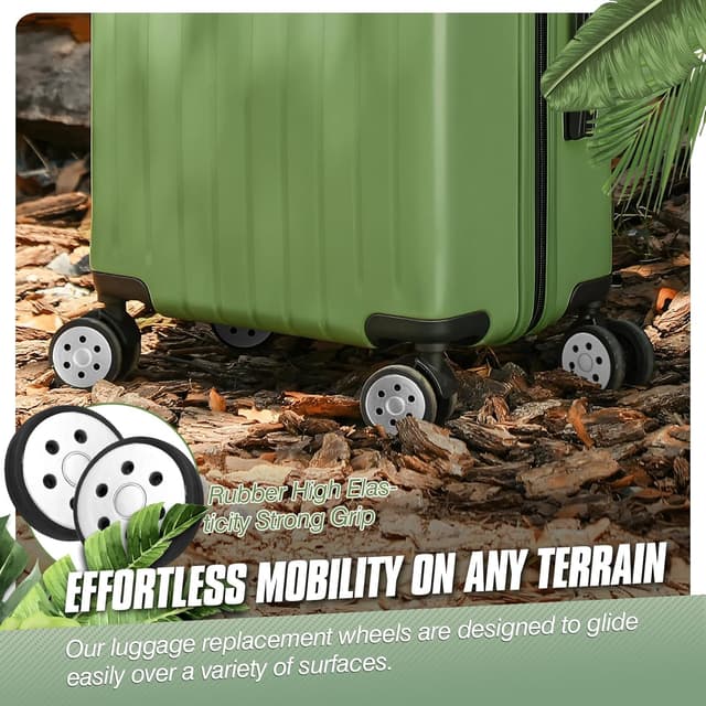 Thumbnail 5 de Vivikivi 8 PCS Suitcase Wheels Replacement Kit