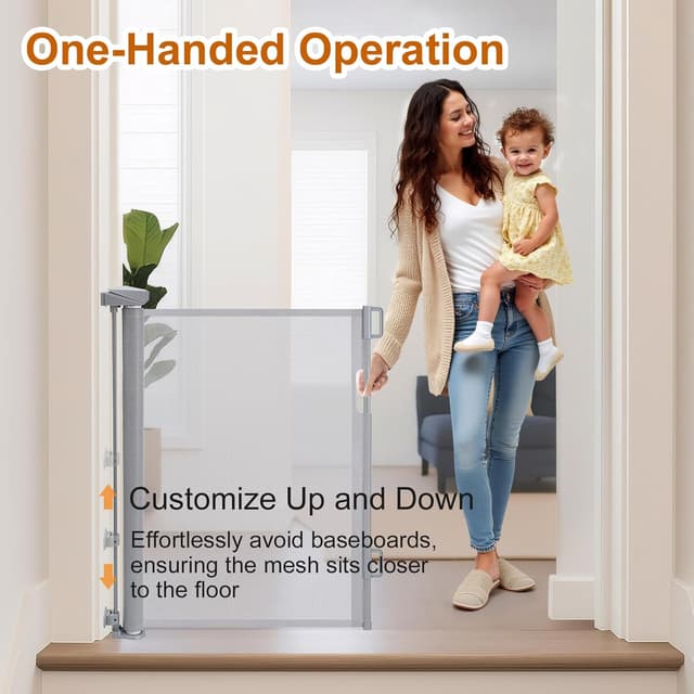 Thumbnail 4 de Eyeleaf Retractable Stair Gate 59" wide