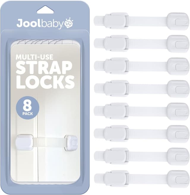 Detalle de Child safety strap locks, 8 pack