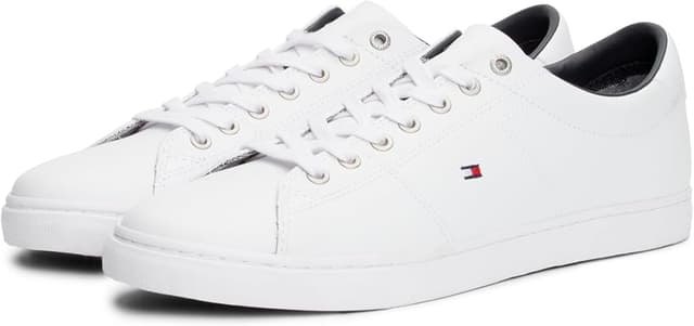Thumbnail 2 de Tommy Hilfiger Essential Leather Sneaker 👟 Hombre Blanco 42