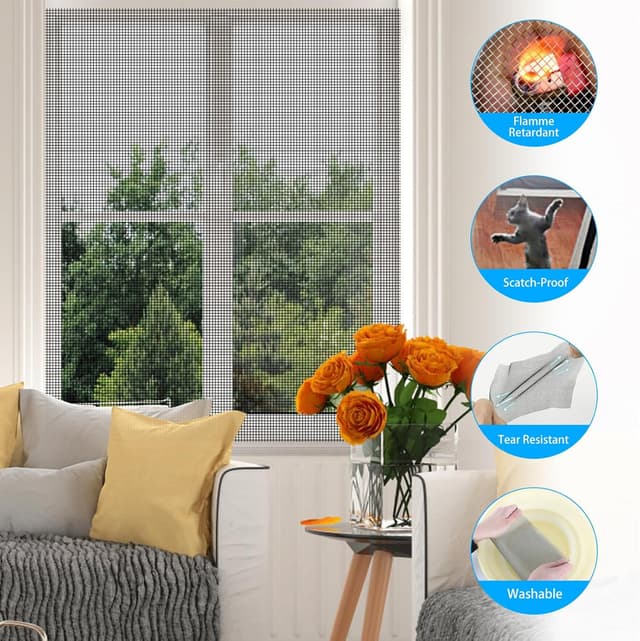 Detalle de Fillis Insektenschutz Fliegengitter 150x300 cm