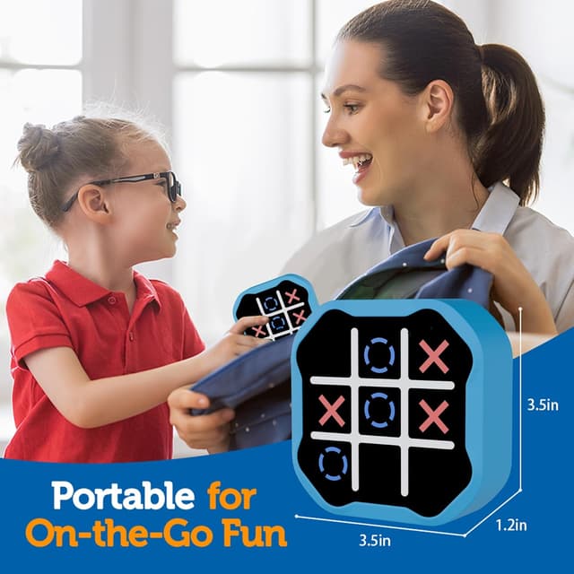 Detalle 1 de 3-in-1 Electronic Tic Tac Toe Game