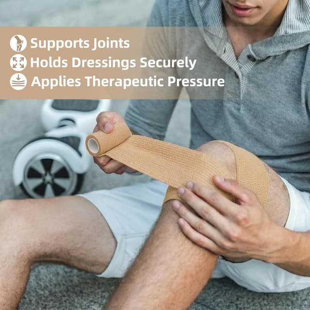 Thumbnail 6 de HONYAO self adhesive bandage 4.5m, 10 rolls