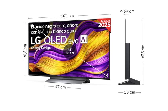 Detalle 2 de LG OLED48G56LS Outlet Smart TV OLED evo G5 48" 4K 2025