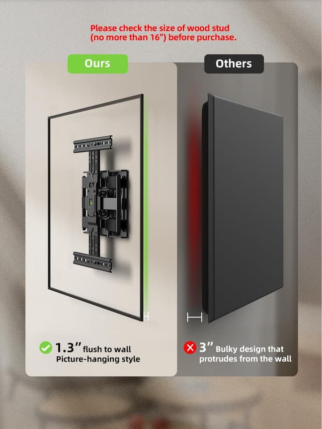 Thumbnail 6 de USX MOUNT Ultra Slim 1.3in TV Mount