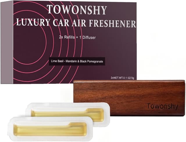 Imagen de Towonshy Auto Duft Holzhalterung 2er Set en OfertitasTOP