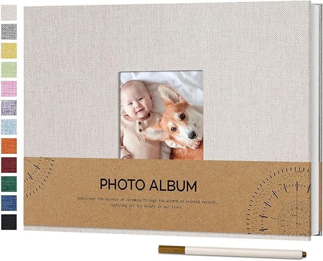 Imagen de Vienrose Álbum de Fotos Autoadhesivo 10x15cm 📸 40 Páginas Blanco en OfertitasTOP
