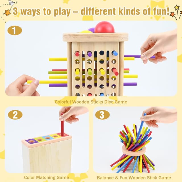 Thumbnail 3 de puiaxod Juego de Mesa Montessori para Niños 3–6 años