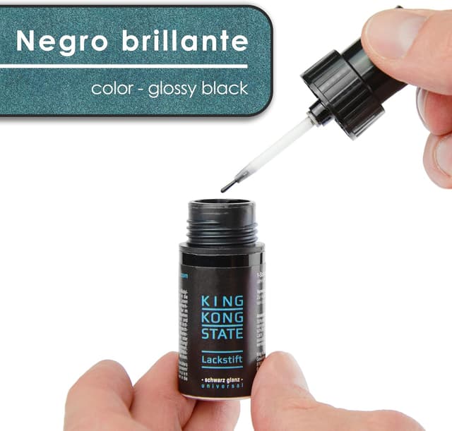 Detalle 1 de King Kong State lápiz de retoque negro brillante