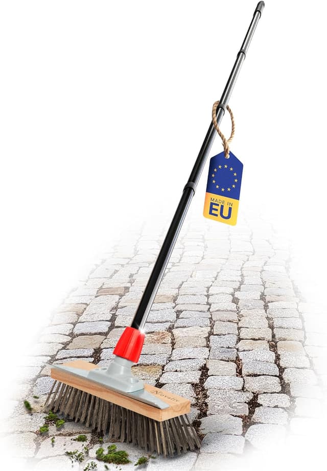 Detalle de Novaliv Drahtbesen mit Stiel 30 cm