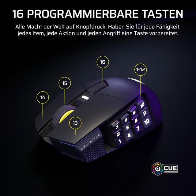 Detalle 1 de Corsair Scimitar Elite Wireless SE 33.000 DPI