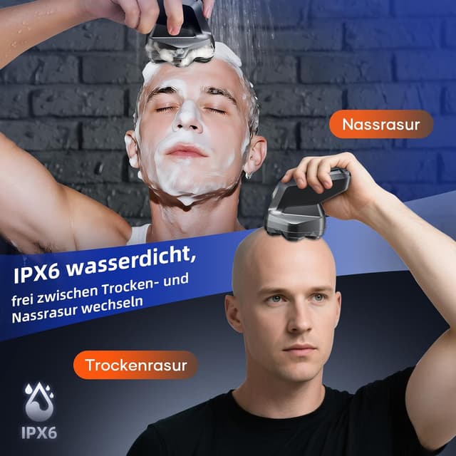 Detalle de Glatzenrasierer Herren 7D, 7.000? Köpfe
