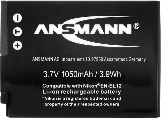 Detalle 2 de ANSMANN A-Nik ENEL 12 Akku 3,7V 1050 mAh