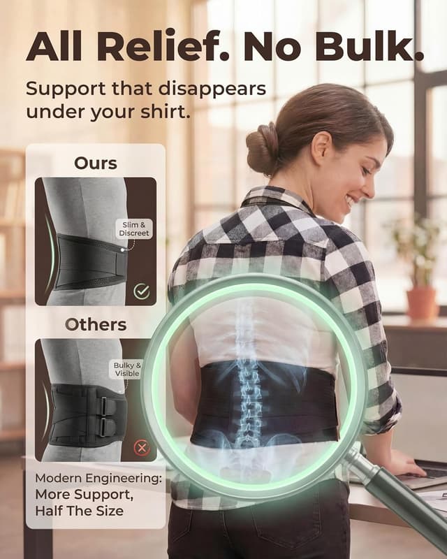 Thumbnail 5 de Sparthos Back Brace for Lower Back Pain 44–52" 🩺
