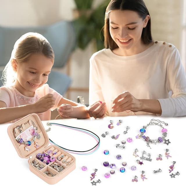 Detalle 2 de AUAUY Giochi crea braccialetti DIY viola
