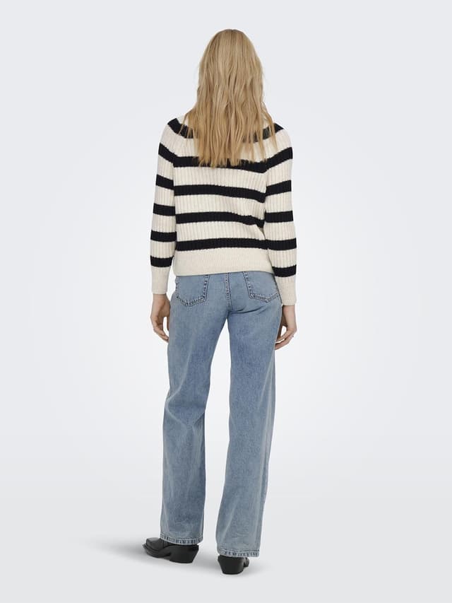 Detalle de ONLY Onlleise Freya LS Zip High Neck Jumper