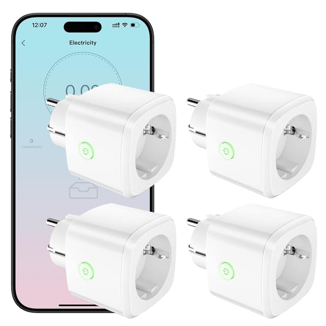 Detalle de HBN Smart Steckdose 4er Set mit Verbrauchsmessung