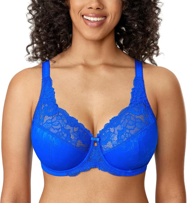 Thumbnail 6 de Delimira Women’s Beauty Lace Non-Padded Minimiser Underwired Full Figure Bra