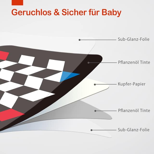 Detalle 2 de hahaland Kontrastkarten 20 Karten