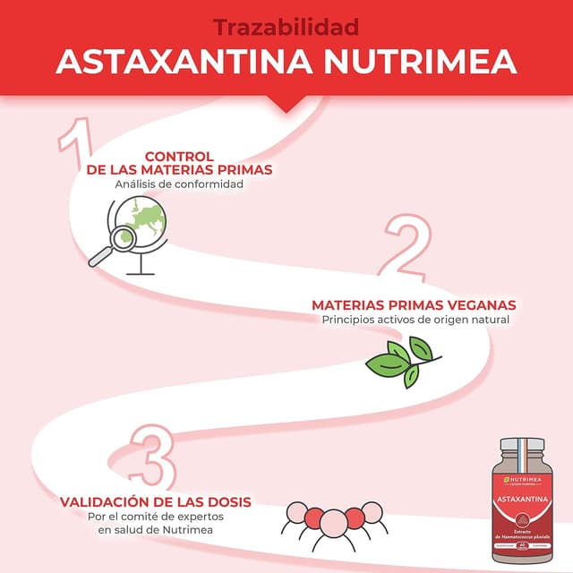 Thumbnail 4 de Nutrimea Astaxantina Pura 4 mg - Antioxidante Vegano y Natural