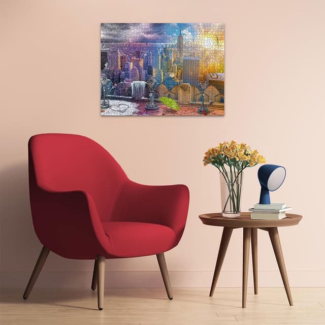Detalle de Ravensburger New York Summer and Winter 1500 Piece Jigsaw Puzzle (80 x 60cm) – Age 12+