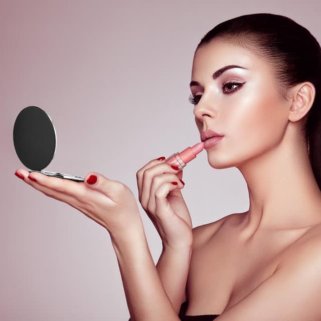 Detalle 1 de OSDUE Specchio da Viaggio Portatile bifacciale con ingrandimento 2x