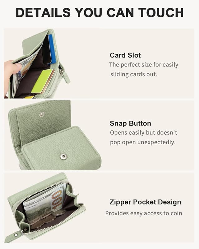 Thumbnail 4 de CHAOFANXI Geldbörse für Damen 10 x 8 x 4 cm