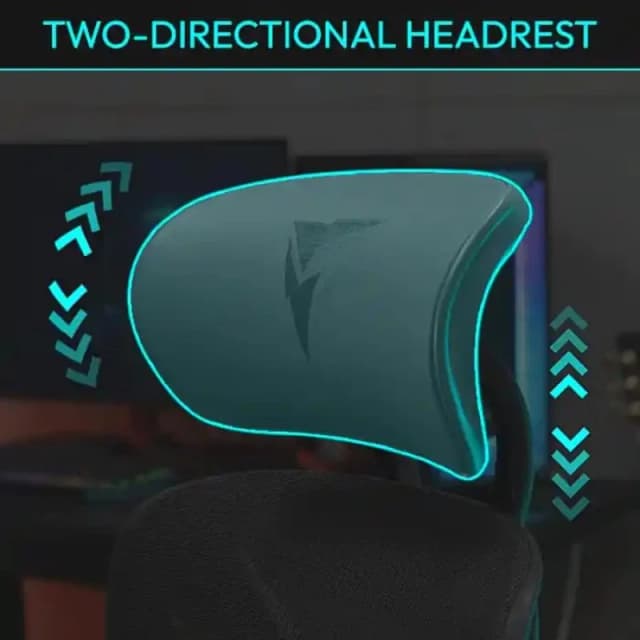 Detalle de ThunderX3 XTC Silla gaming ergonómica negra