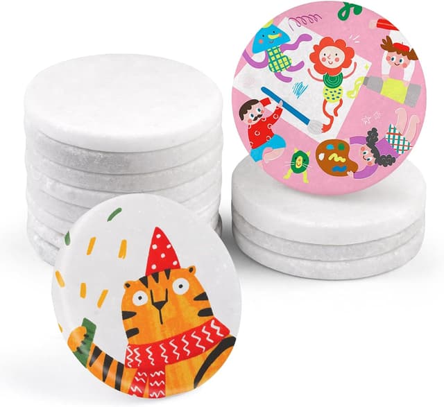 Detalle de Orixo 12 flache Bemalsteine 5 cm Ø 🎨